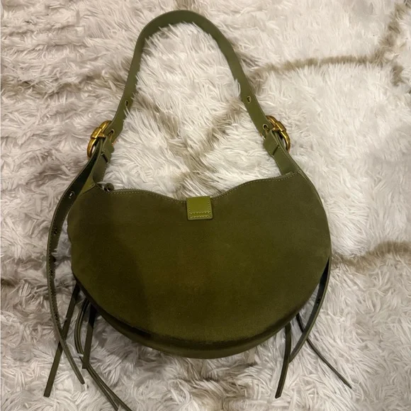 JW PEI GREEN SUEDE BAG - Picture 5 of 10